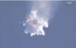 Falcon 9 explodes