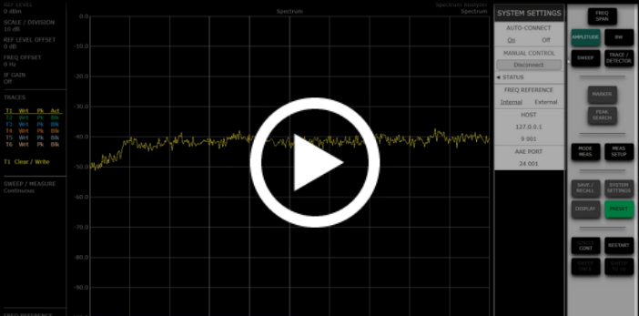 MS2760A Spectrum Analyzer Overall Architecture