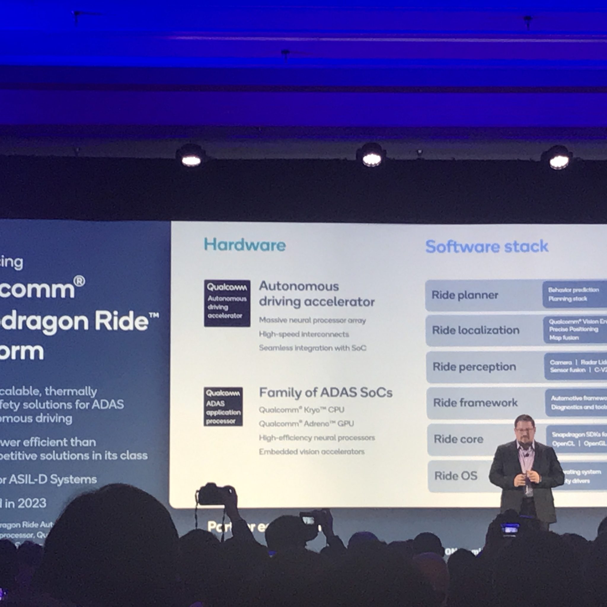 Qualcomm reveals two-chip autonomous vehicle platform