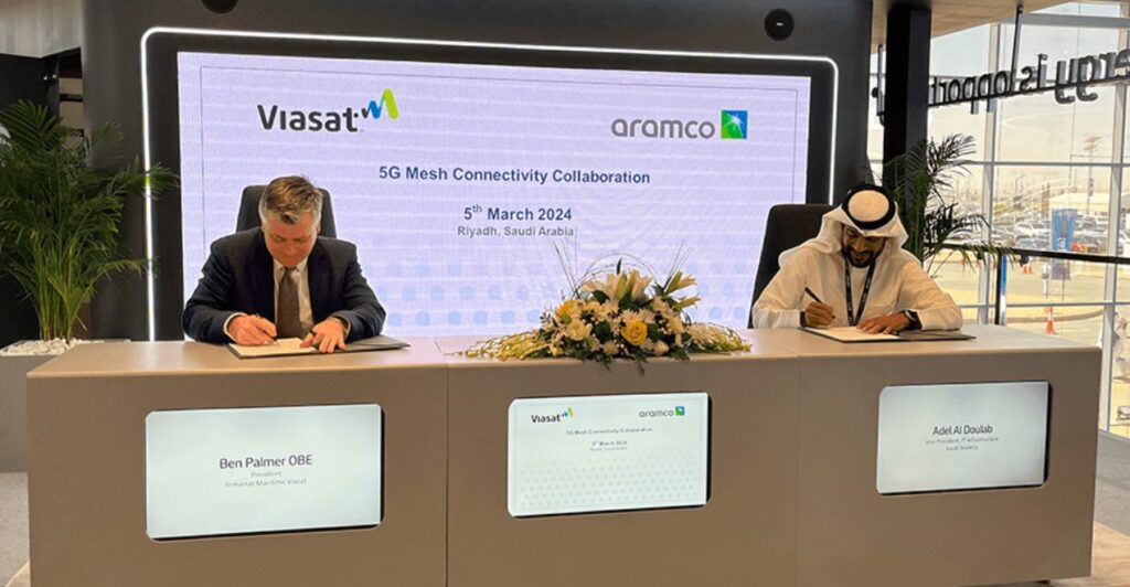 Aramco Rtfi Inmarsat Maritime, Aramco to trial 5G network in the Arabian Gulf