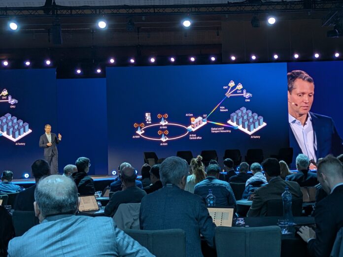 Justin Hotard, Chief executive at Nokia -- speaking at MWC 2026