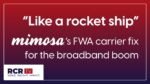 “Like a rocket ship” – Mimosa’s FWA carrier fix for the broadband boom maxresdefault
